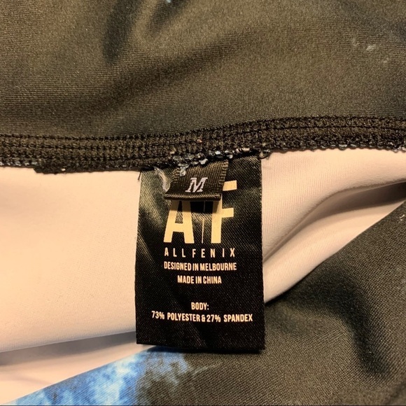 ALL FENIX Anthro Midnight Storm Print Leggings - Picture 2 of 7